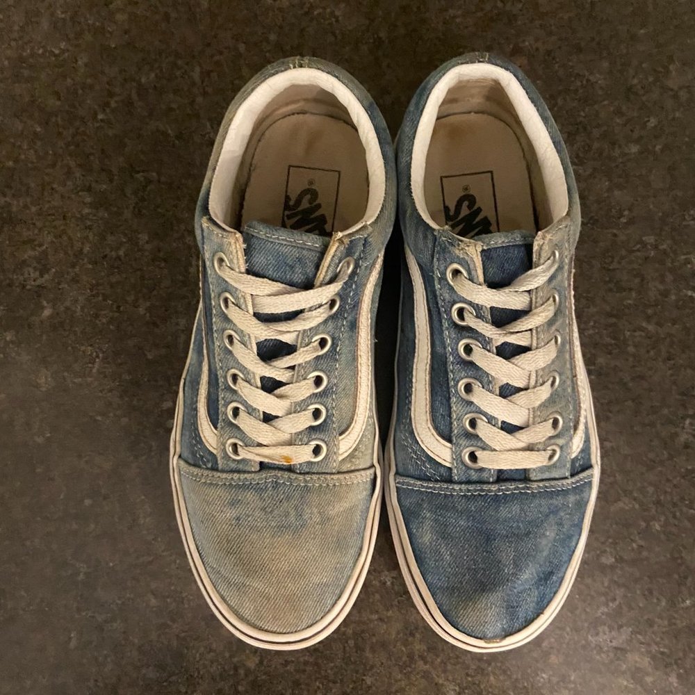Vans Old Skool 'Acid Denim' Sneakers - Size 6.5 - Picture 6 of 9